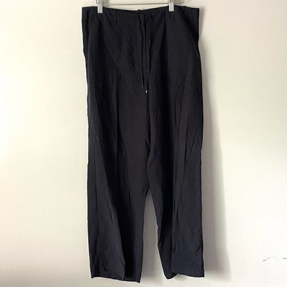 Elie Tahari Linen blend drawstring pants size 12 - Picture 1 of 6